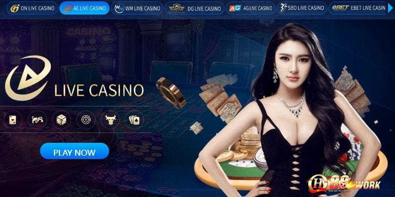 Các thể loại game casino Qh88