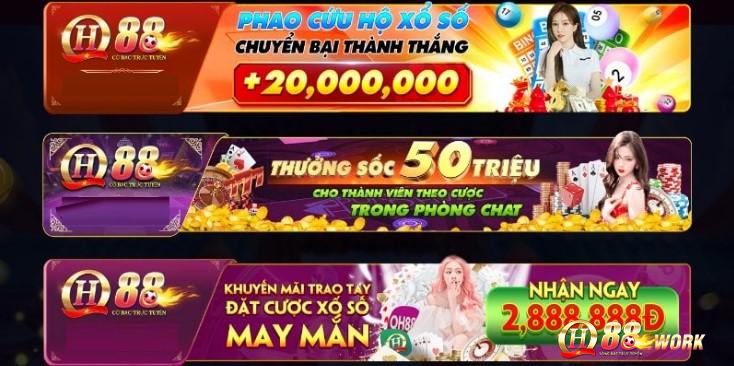 Nhiều ưu đãi hấp dẫn khác tại xổ số QH88