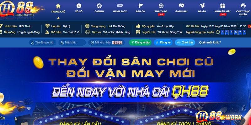 Sân chơi trực tuyến đẳng cấp Casino Qh88