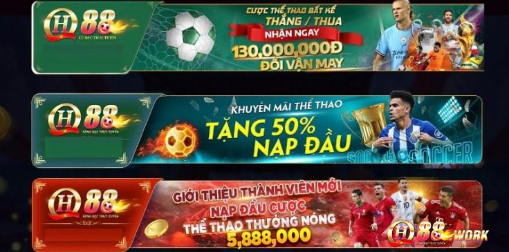 Không thể bỏ lỡ những chương trình khuyến mãi QH88 thể thao