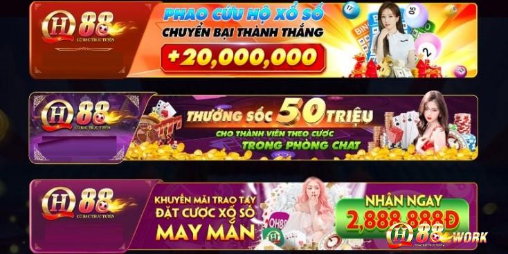 Khuyến mãi QH88 xổ số cực khủng