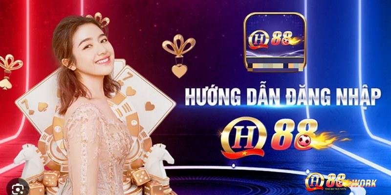 Người chơi truy cập vào trang web QH88 và đăng nhập vào tài khoản