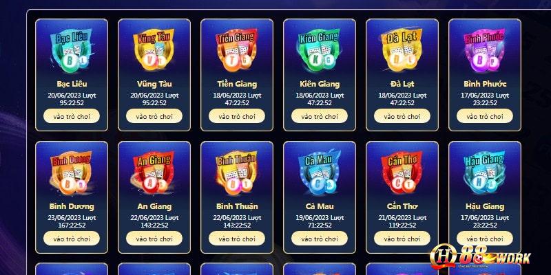 Xổ số QH88 miền Nam với nhiều sự lựa chọn