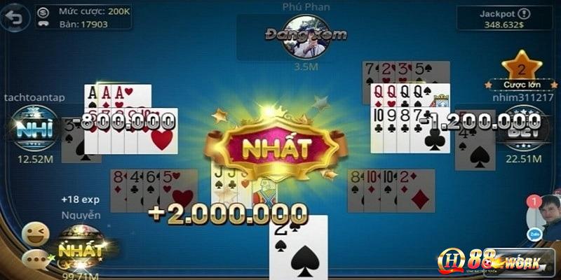 Cách tính tiền trong tựa game Phỏm QH88