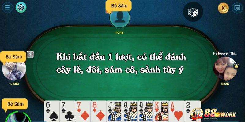 Hướng dẫn xếp bài và chơi Sâm Lốc QH88 đúng chuẩn